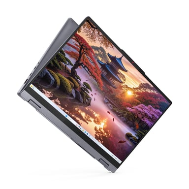 Lenovo IdeaPad 5 2-in-1 16AKP10 Copilot+ PC AMD Ryzen AI 5 340 Hybride (2-en-1) 40,6 cm (16'') Écran tactile WUXGA 16 Go LPDDR5x-SDRAM 512 Go SSD Wi-Fi 7 (802.11be) Windows 11 Home Allemand Gris