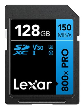 Lexar High-Performance 800xPRO 128 GB SDXC UHS-I Clase 10