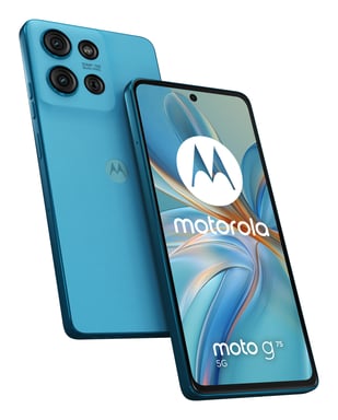 Motorola moto G75 (5G) 256 Go, Bleu, Débloqué