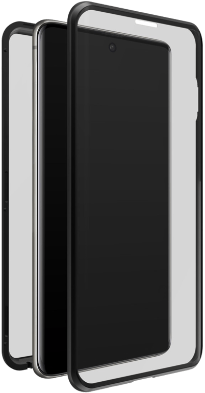 Coque de protection 360° Glass pour Samsung Galaxy A72, noir