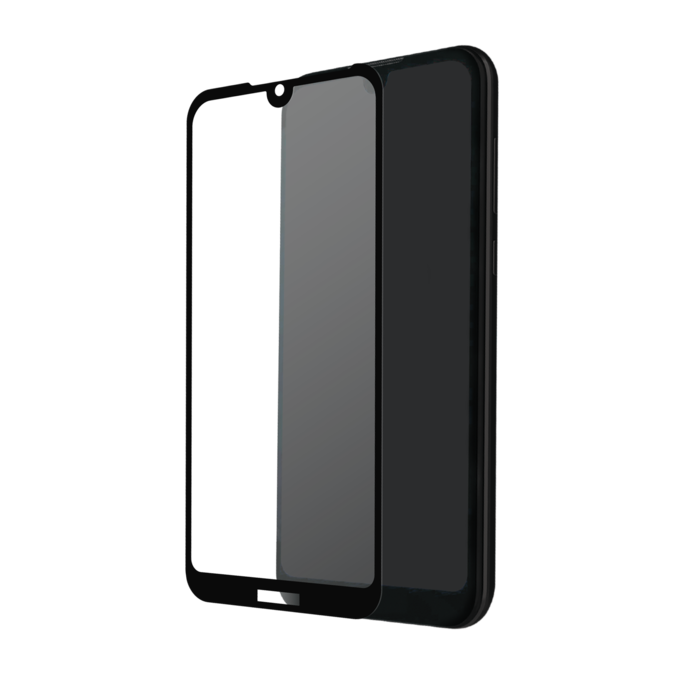 Funda híbrida resistente a prueba de golpes, protección de doble capa para  Huawei P20 Pro, protector de pantalla de vidrio templado (negro)