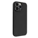 Coque en Silicone Liquide pour iPhone 14 Pro Max Anti-Choc Flexible Noir