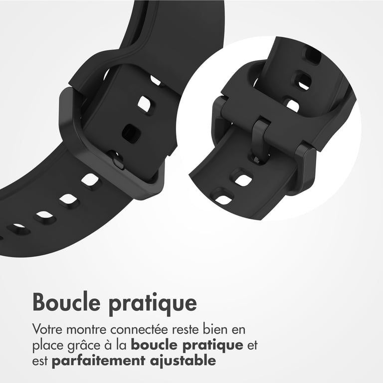 imoshion Bracelet silicone pour Samsung Galaxy Fit 3 - Noir - Neuf