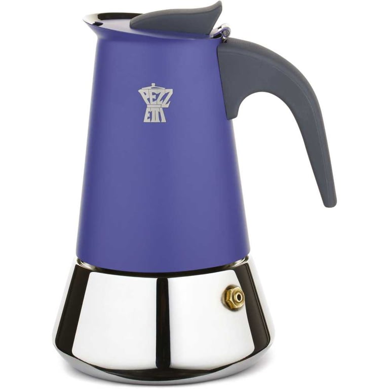 Cafetière italienne PEZZETTI STEELEXPRESS Acier inoxydable 10 tasses Tous feux dont induction - vue 5