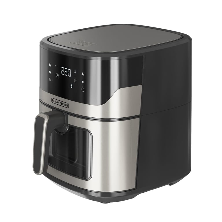 +Decker Friteuse à Air BXAF8000E 8 Litres Double Résistance 8 Programmes Écran Tactile Neuf