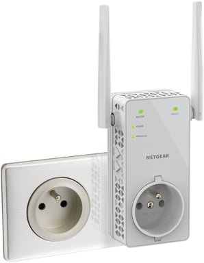 NETGEAR EX6130 Émetteur réseau Blanc 10, 100 Mbit/s