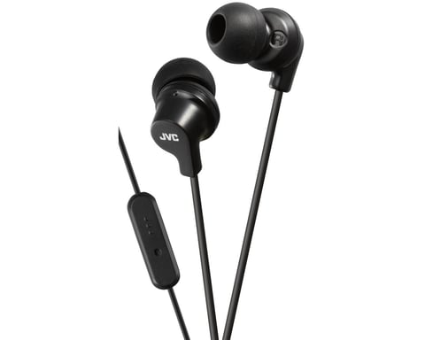 JVC HA-FR15-B-E Cuffie in-ear colorate con telecomando e microfono