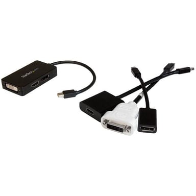StarTech.com Adattatore da viaggio da Mini DisplayPort a DVI / DisplayPort / HDMI - Convertitore video 3 in 1