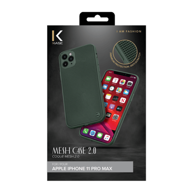 Custodia Mesh 2.0 per Apple iPhone 11 Pro Max, verde notte