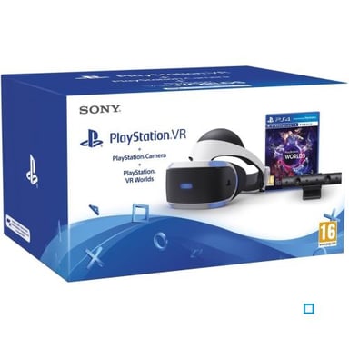 Playstation VR + Caméra PlayStation V2 + Coupon pour jeu PlayStation VR Worlds - Casque de réalité virtuelle Sony