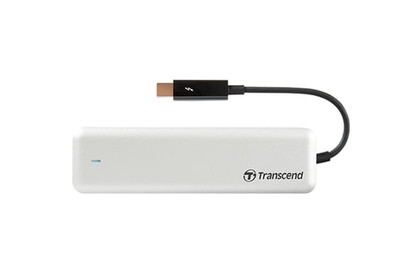 Transcend JetDrive 855 Technologie Thunderbolt 480 Go Argent