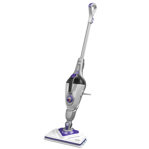 Black & Decker Black & Decker Bhsm1615Dsm Nettoyeur Vapeur Steam Mop 0,5 L 1600 W Violet, Blanc