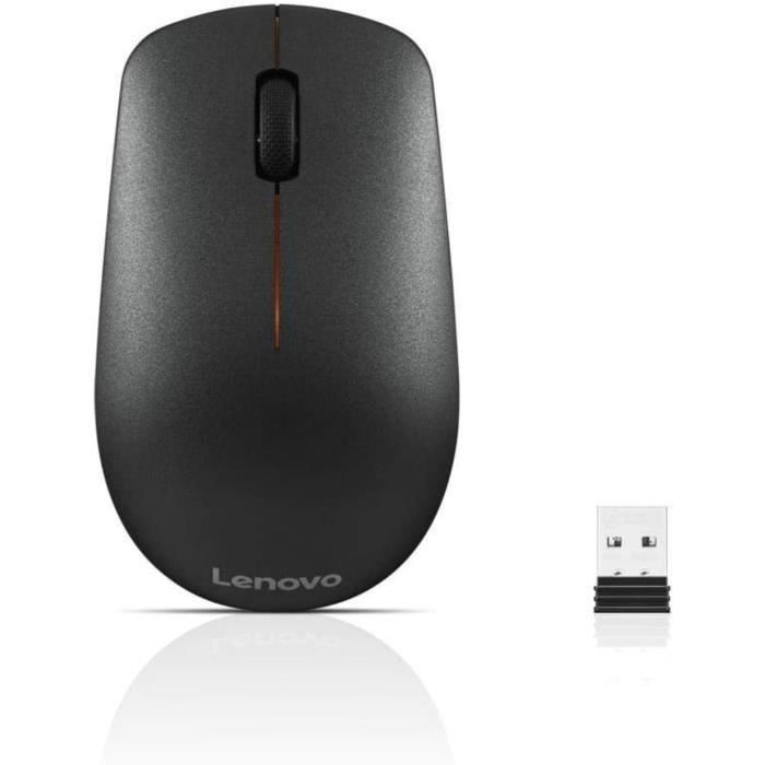 Souris sans fil - LENOVO - 400 - 1200 DPI - Noir - Neuf