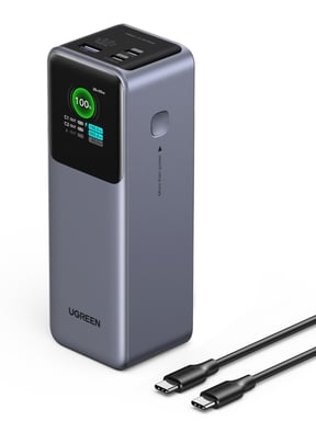 Ugreen 25000mAh 200W Fast Charging Powerbank Gris