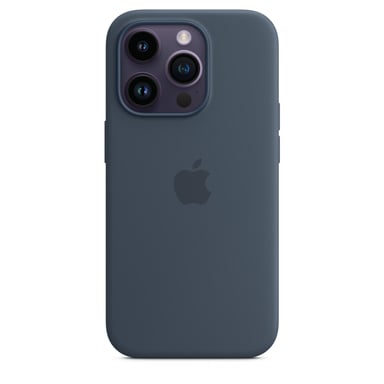 Apple Funda de silicona con MagSafe para el iPhone 14 Pro - Azul tempestad
