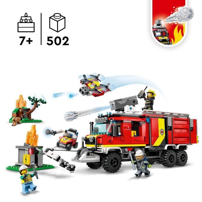 Lego City Le Camion D?intervention Des Pompiers 60374 Lego Le Coffret - vue 4