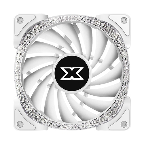Xigmatek Galaxy III Royal Arctic Boitier PC Ventilateur 12 cm Blanc - Neuf