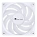 Jonsbo SL-120CW système de refroidissement d'ordinateur Boitier PC Ventilateur 12 cm Blanc 1 pièce(s)