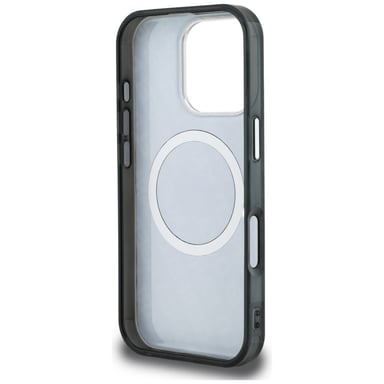 Cover Karl Lagerfeld IML Choupette Head Logo MagSafe per iPhone 16 Pro Max, nera