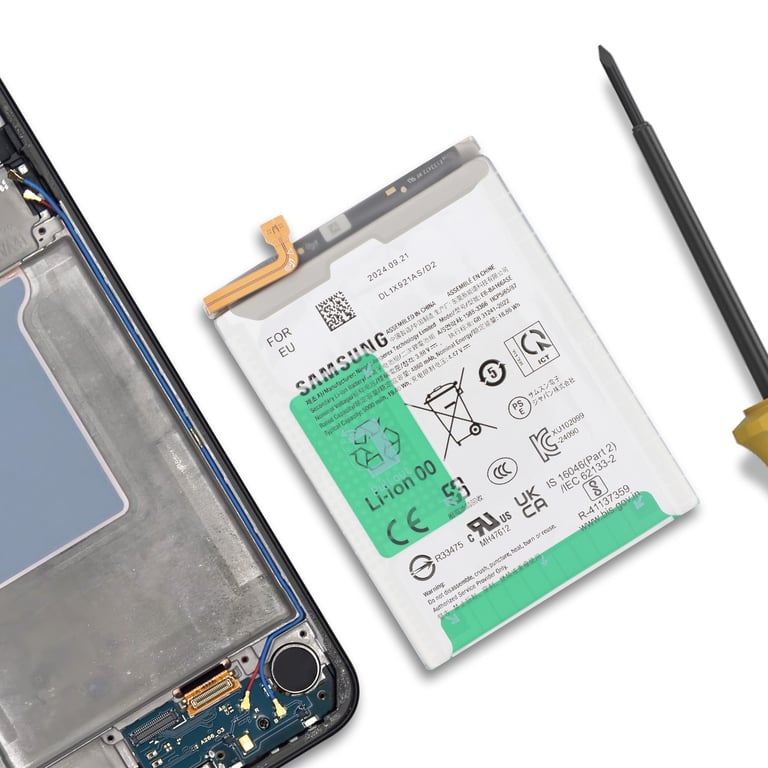 Samsung Batterie Originale pour Galaxy A26 5000mAh Modèle EB BA266ABY Service Pack - vue 4