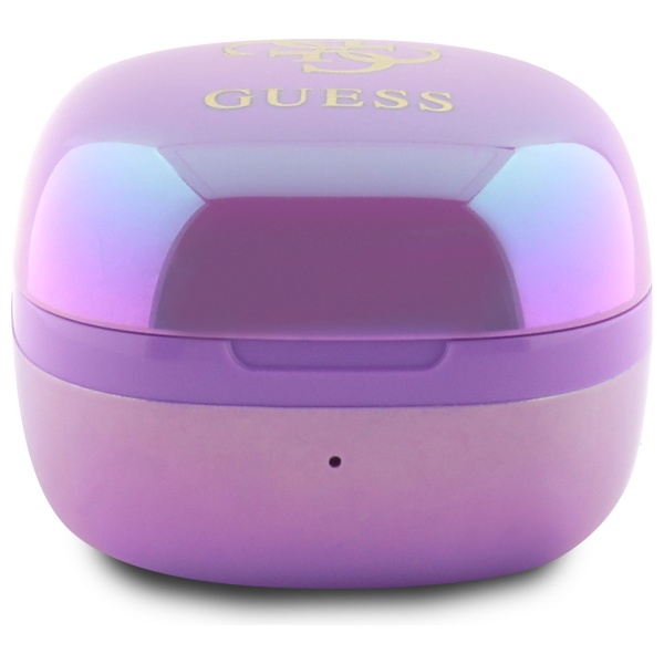 Casque sans fil TWS Guess Iridescent 4G Printed Logo violet - Neuf