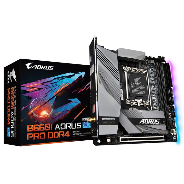 GIGABYTE B660I AORUS PRO DDR4 carte mère Intel B660 LGA 1700 mini ITX - Neuf