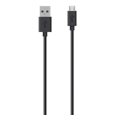 Belkin Micro-USB to USB ChargeSync câble USB 3 m USB 2.0 USB A Micro-USB B Noir