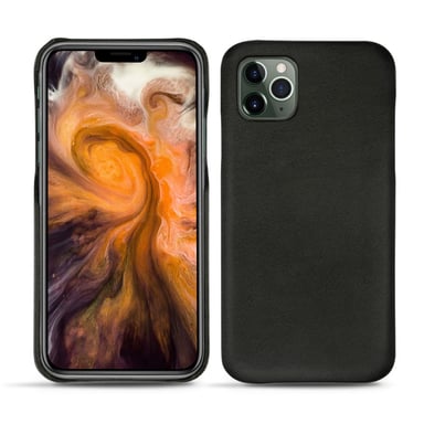 Coque cuir Apple iPhone 11 Pro Max -  - Noir - Cuir lisse premium
