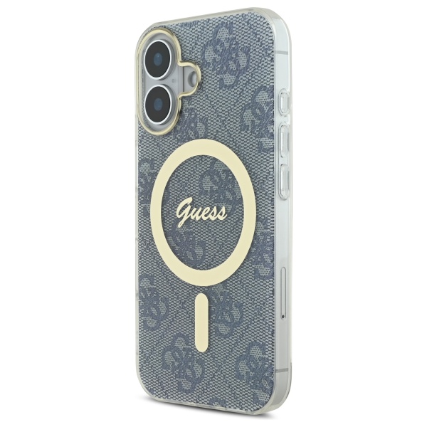 Guess Étui pour iPhone 16 6.1 étui rigide IML 4G MagSafe