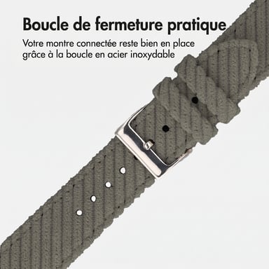 imoshion Bracelet en velours côtelé pour Apple Watch | 38/40/41/42 mm - Vert