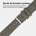 imoshion Bracelet en velours côtelé pour Apple Watch | 38/40/41/42 mm - Vert
