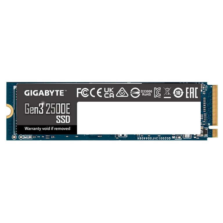 GIGABYTE Gen3 SSD 2TB .2 PCI Express 3.0 NVMe 3D NAND Neuf - vue 2