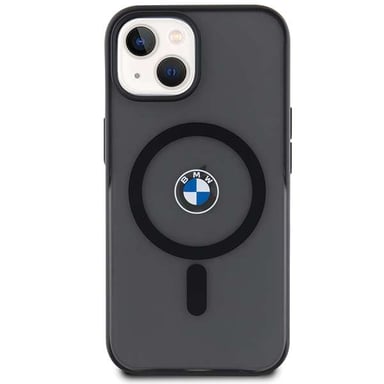 Custodia BMW per iPhone 15 Plus 6,7'' nero Custodia rigida IML Signature MagSafe