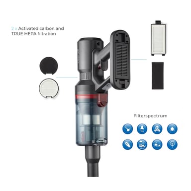 Clean Air Optima - Aspirateur Vertica Purifloor avec stérilisation par UV-C