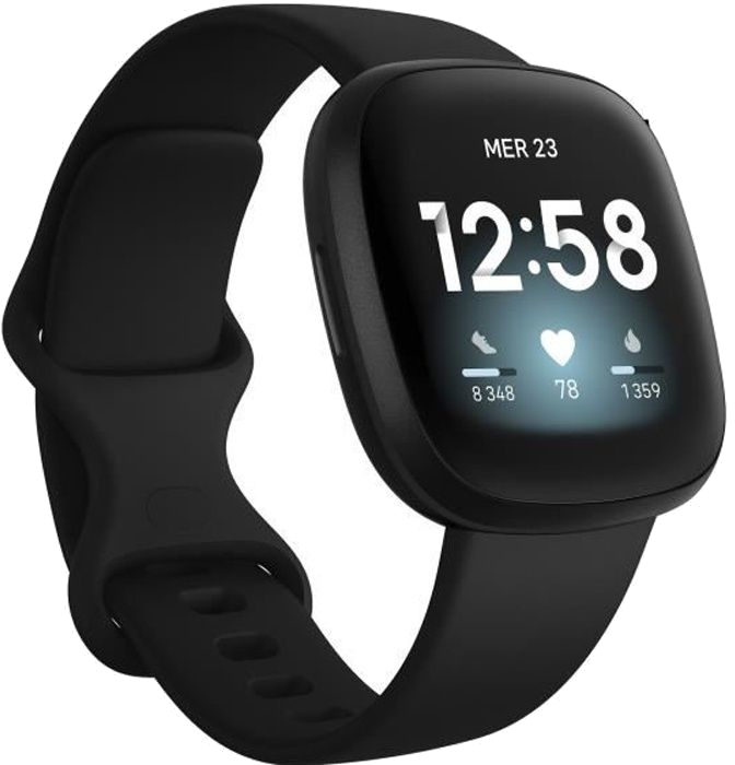 Fitbit Versa 3 - Montre connectée santé et sport - 40 mm - Noir