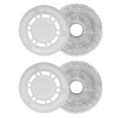 Juego de repuesto de mopa y soporte para robot aspirador compatible con Xiaomi y Dreame