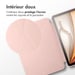 imoshion Coque tablette Origami pour Apple iPad 11 (2025) 11 pouces A16 / iPad 10 (2022) 10.9 pouces - Rose