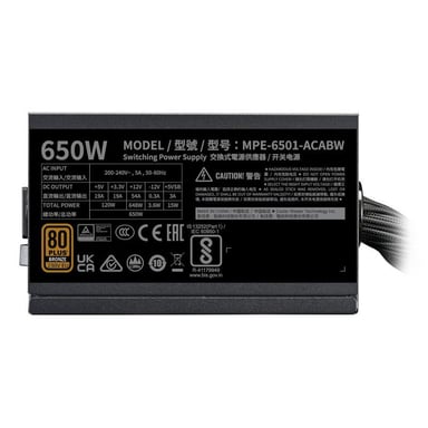 MWE 650W V2 ATX 3.1 - Fuente de alimentación para PC - 650 W