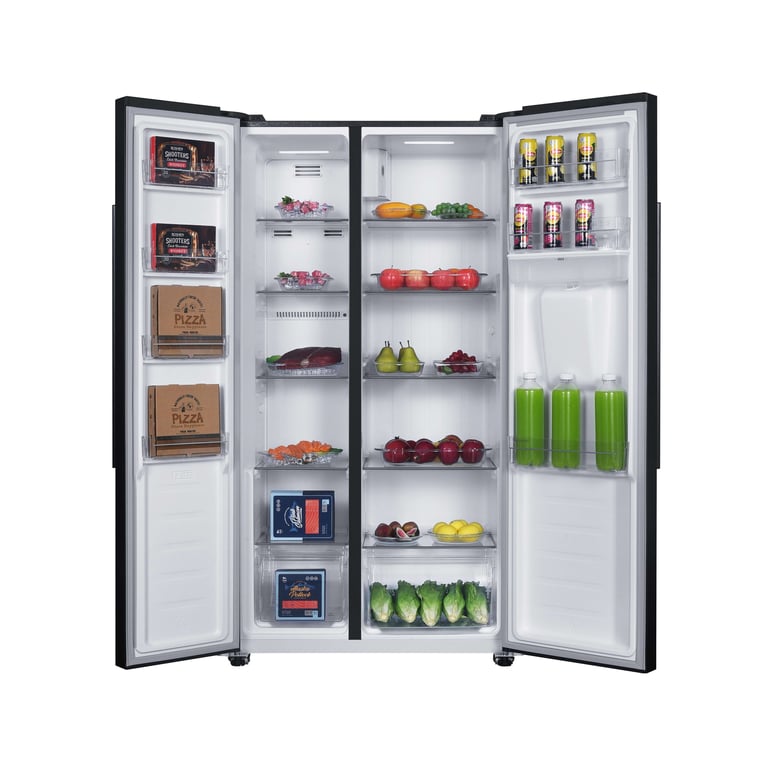 Schneider SCSBSWD436NF DXE Réfrigérateur américain Inox - vue 4