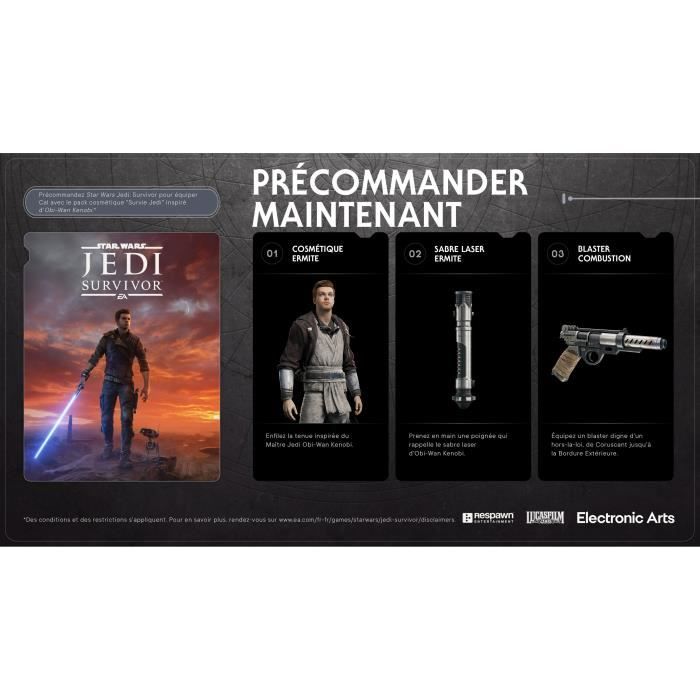 Star Wars Jedi Survivor - Jeu PS4 - Neuf