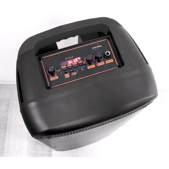 Enceinte Karaoké lumineuse INOVALLEY KA25 FIRE Bluetooth V5.0 64 cm - vue 4