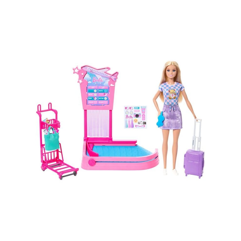 Barbie Family & Friends Baggage Claim Playset - vue 4