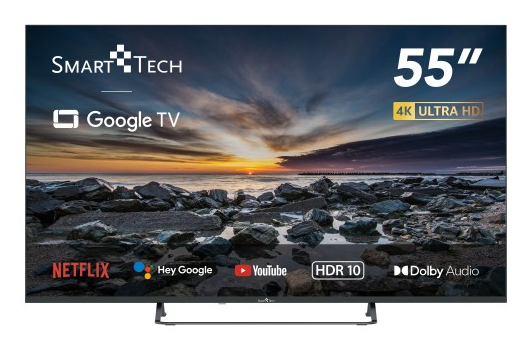 Smart-Tech 55UG10V3 Televisor 139,7 cm (55'') 4K Ultra HD Smart TV Wifi Negro 250 cd / m²