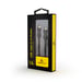 Gembird CC-USB2-CM8PM-1.5M cable de conector Lightning 1,5 m Negro