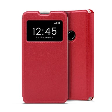 Etui Folio Rouge compatible Huawei Y7 2019