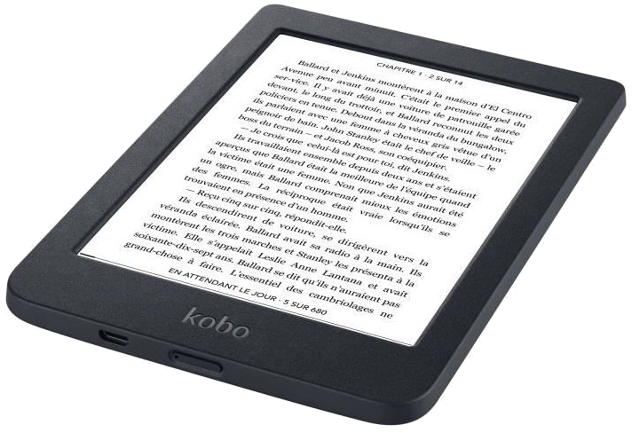 KOBO Nia Liseuse 6 - Stockage 8Go - Ecran tactile anti-reflet -  ComfortLight ajustable pour lecture de nuit