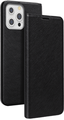 Folio iPhone 13 Pro Max Stand Fonction Stand Noir - Circuit court européen Bigben