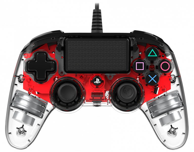 Nacon Manette filaire compacte pour Playstation 4 Rouge - vue 3