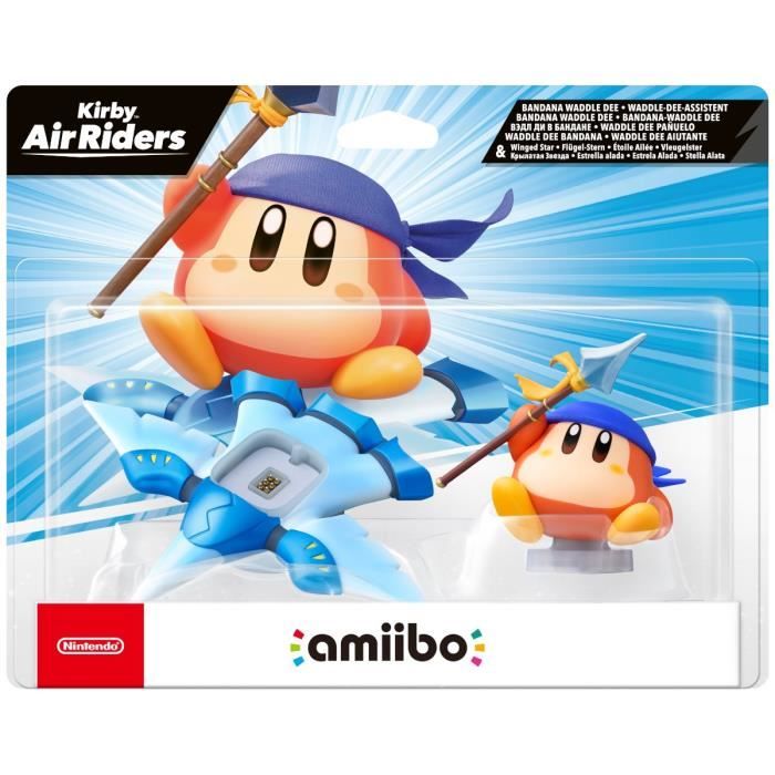 Figurine amiibo Bandana Waddle Dee et Etoile ailée collection Kirby Air Riders - vue 5