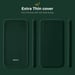 Moozy Minimalist Series Coque en silicone pour OnePlus Nord, Vert nuit – Finition mate fine et souple en TPU